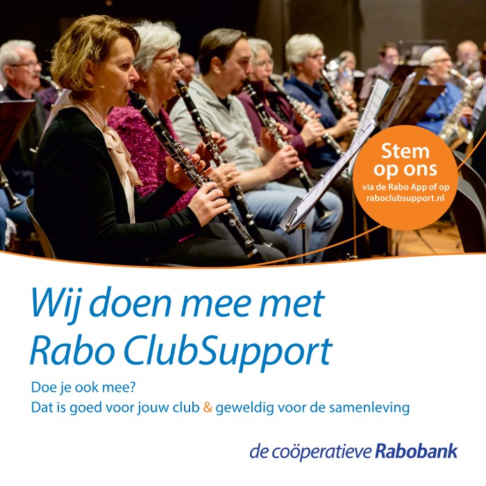 Stedelijk Orkest doet mee aan Rabo ClubSupport